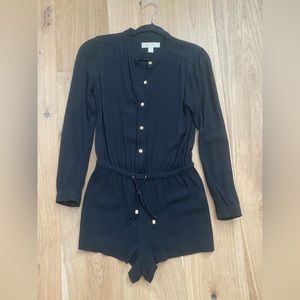 Michael Kors Black long Sleeve Romper Size XS